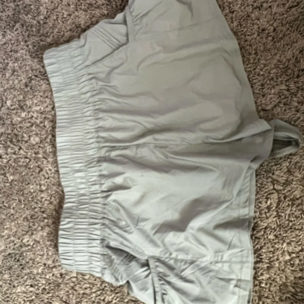 Sage Green Athletic Shorts with Elastic Waistband Free People movement - Picture 3 of 3